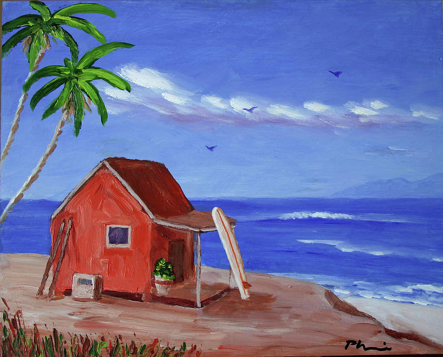 Beach Painting - Surf Overlook by Bob Phillips