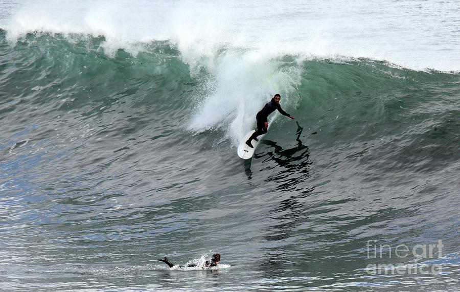 Surf Santa Cruz Photograph by Chuck Kuhn