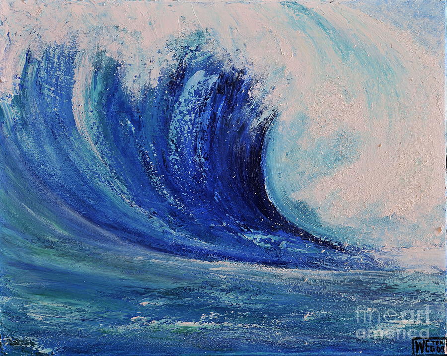 Surf Painting by Teresa Wegrzyn