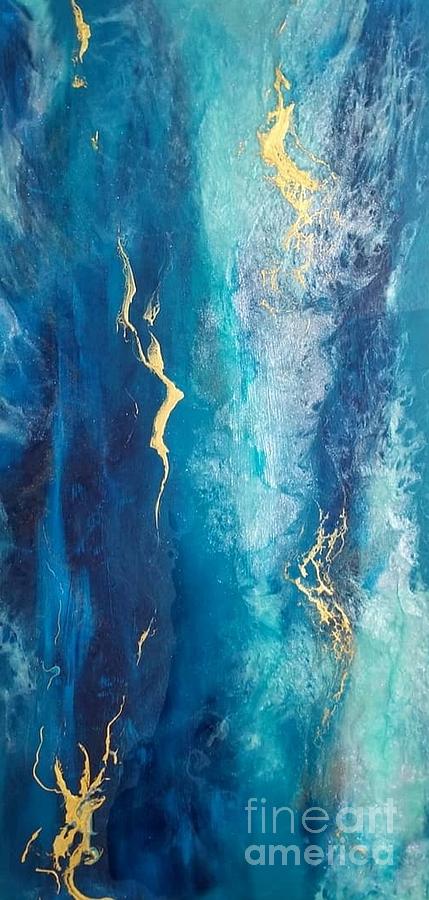 Resin Painting - Surface - Original by Nicole Chambers Resin Painting - Surface - Original by Nicole Chambers