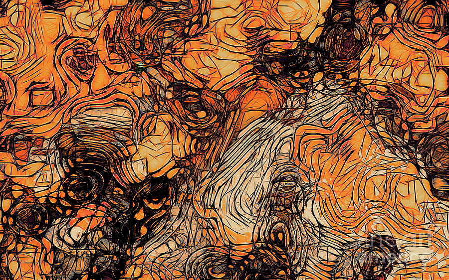 Surface of an Ohio Creek 2 Digital Art by Tim Richards