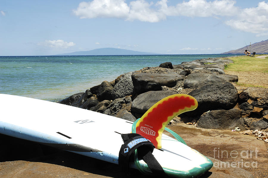 Surfboard on Maui Photograph by Micah May