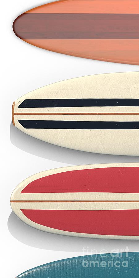 Surfboards Cell Phone Case Digital Art by Edward Fielding