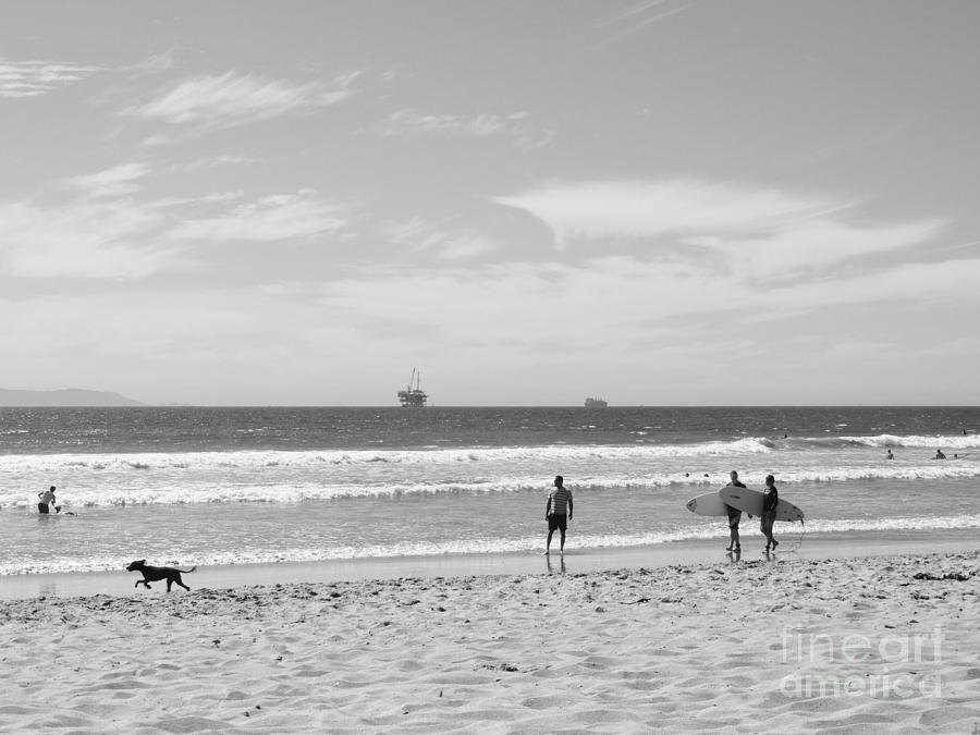 Strollin on Dog Beach Photograph by Leah McPhail