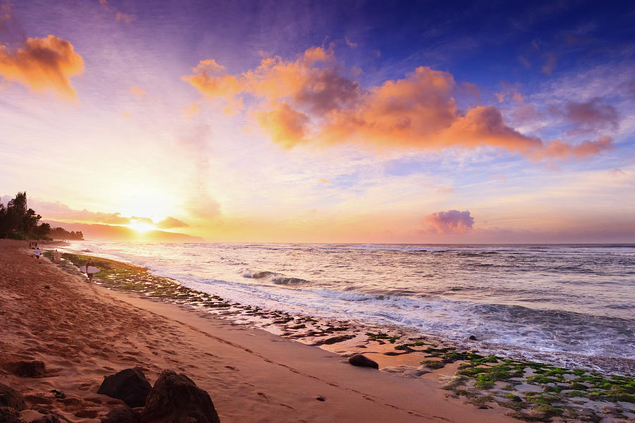 Surfer at Sunset by Geoffrey Lewis Surfer at Sunset by Geoffrey Lewis