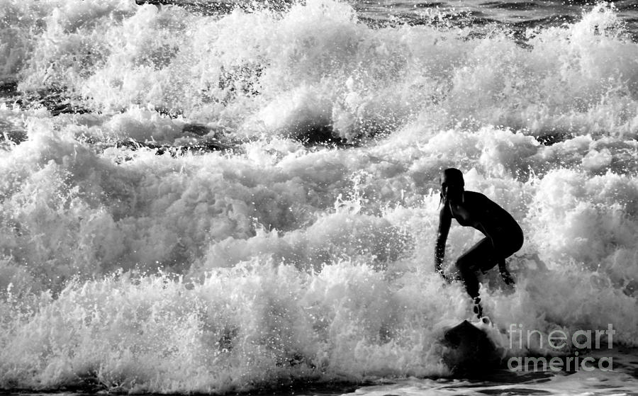 White Surf Photograph by Debra Banks