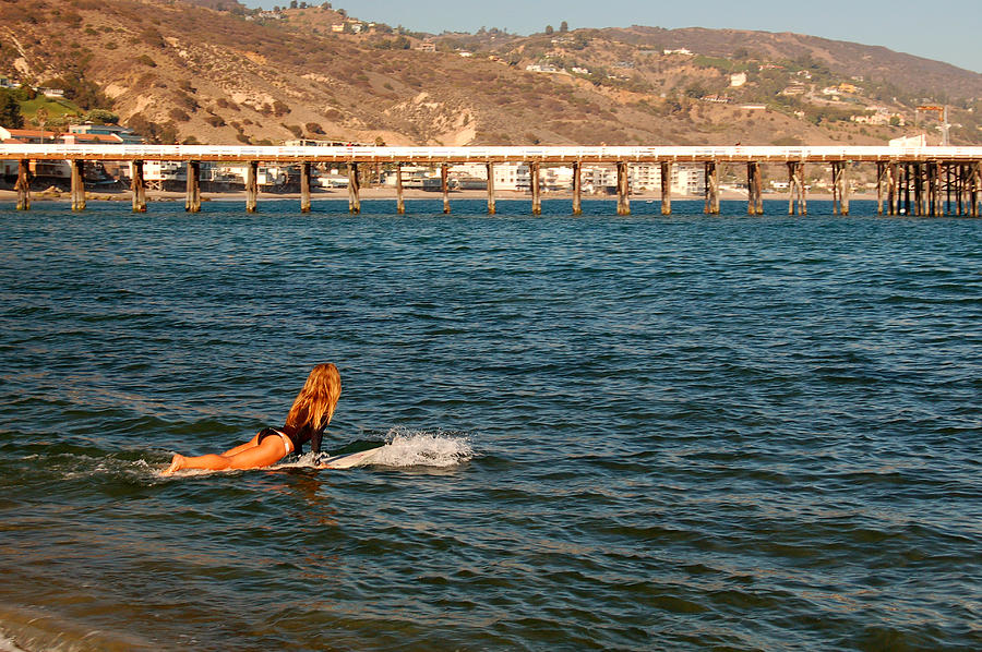 Surfer Girl Photograph by James Kirkikis