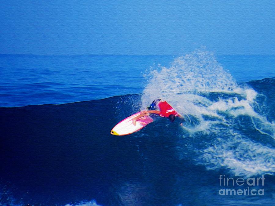 Surfer Glenn Hall - Nbr 1 Photograph by Scott Cameron
