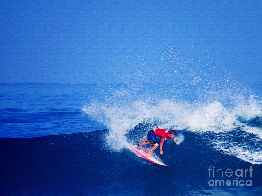 Surfer Glenn Hall - Number 2 Photograph by Scott Cameron