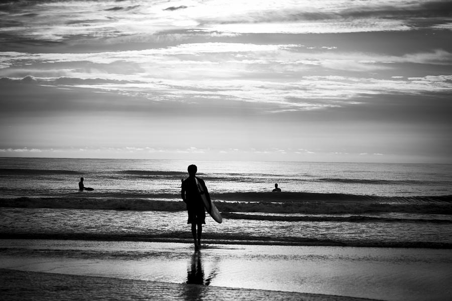 Surfer in Morning Photograph by Jessica Brooks