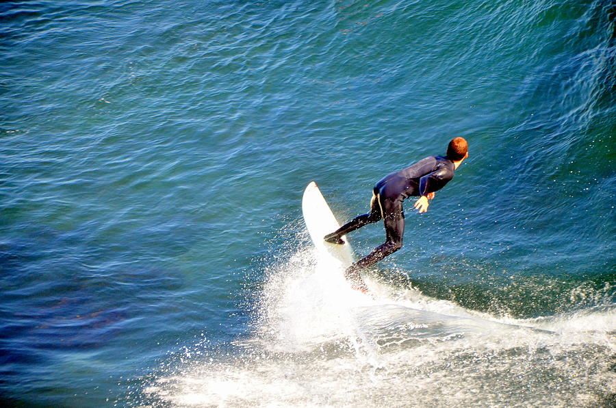 Surfer, Steamer Lane, Santa Cruz, Series 19 Photograph by Antonia Citrino