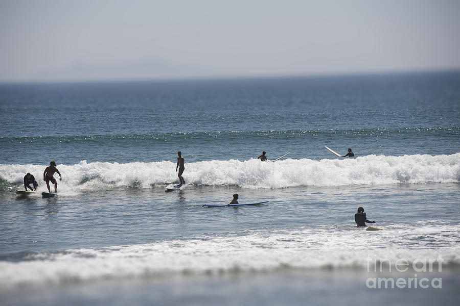 Beach Photograph - Surfin U S A by David Bearden