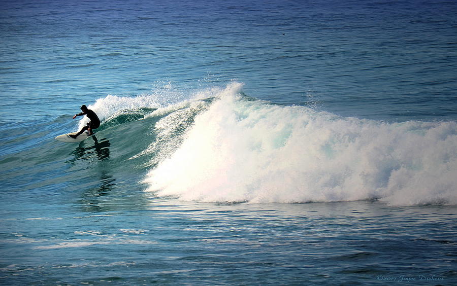 Surfing Asilomar Photograph by Joyce Dickens