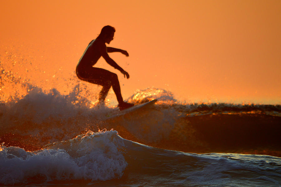 Surfers Gold Photograph by Dianne Cowen Cape Cod Photography