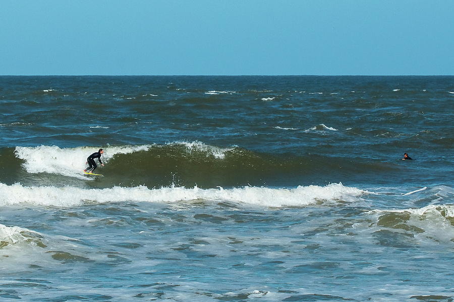 Surfing In Punta Del Este, Uruguay Photograph