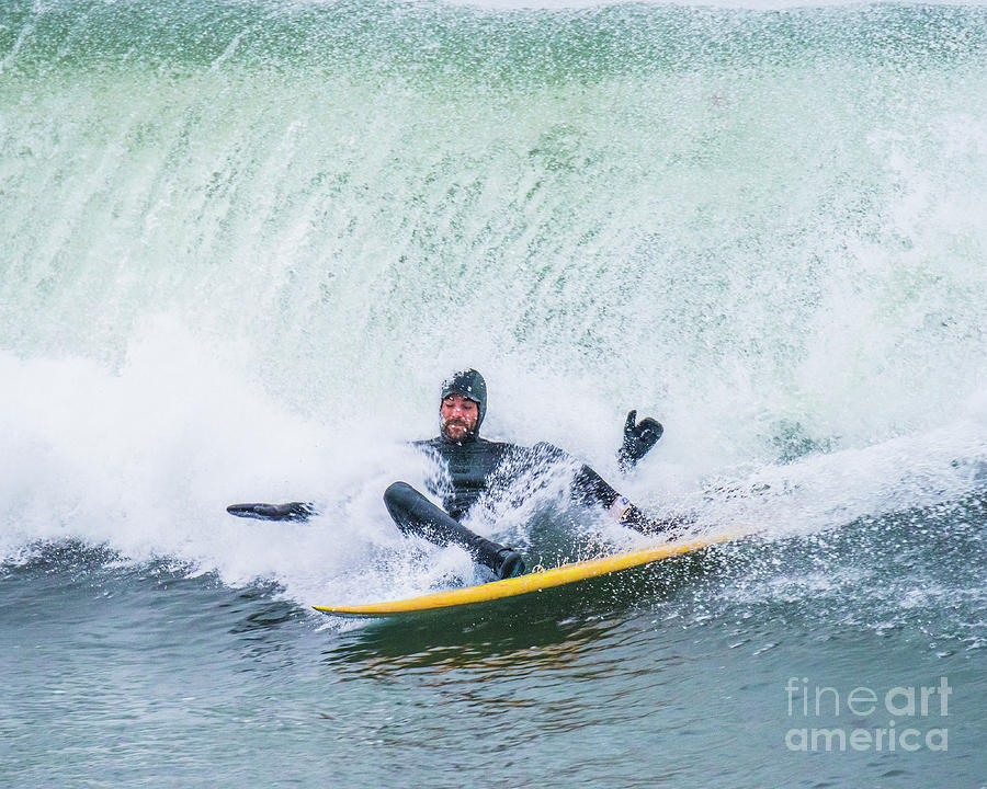 Surfing Narragansett 15 Photograph by Steven Natanson