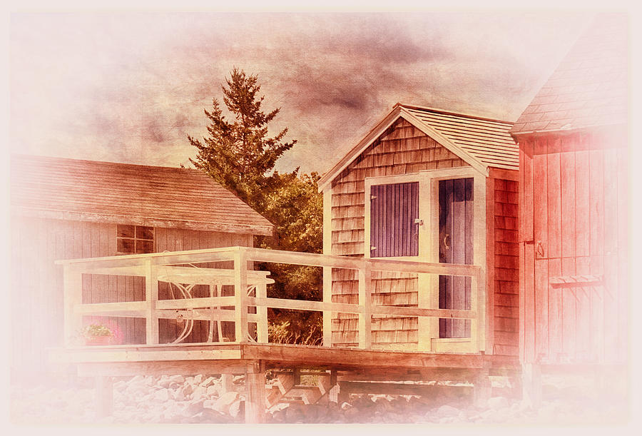 Surfing Shacks Photograph by Tricia Marchlik