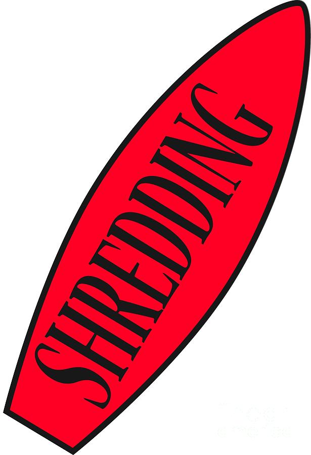 Surfing Shredding Digital Art by David Millenheft
