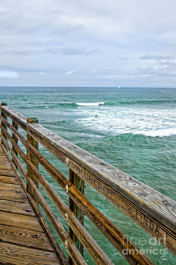 Surfing the Pier Photograph by Baywest Imaging