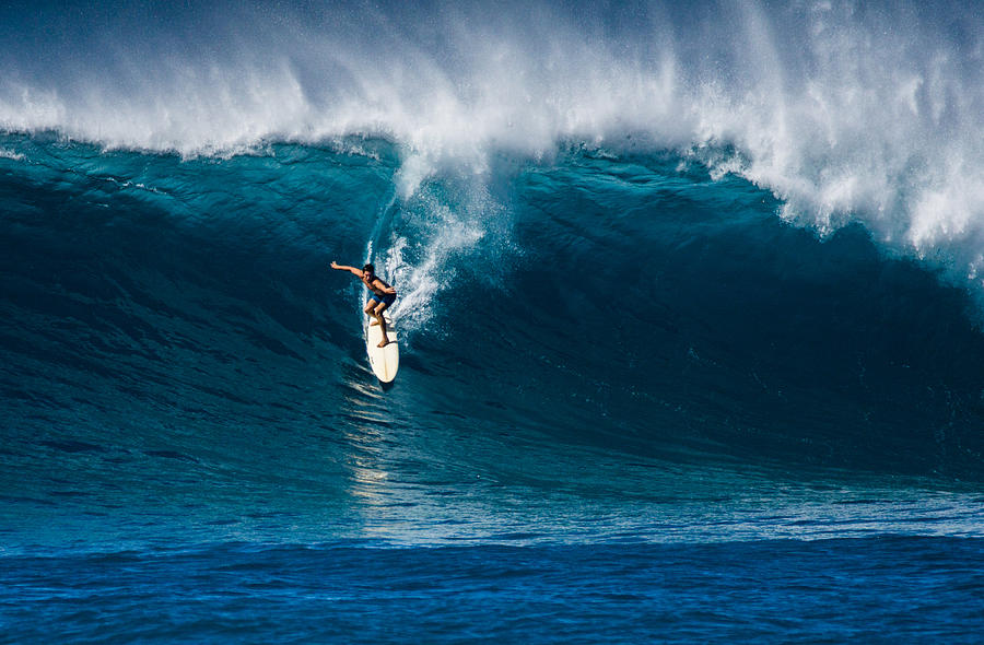 Surfing Waimea Photograph By William Day - Fine Art America