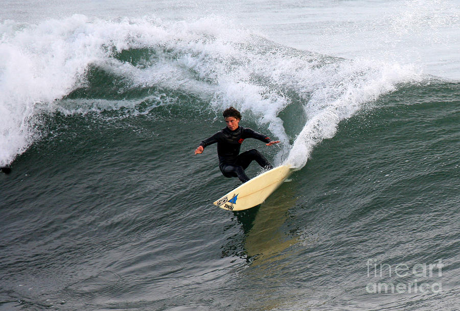 Surfs Up X Photograph by Chuck Kuhn