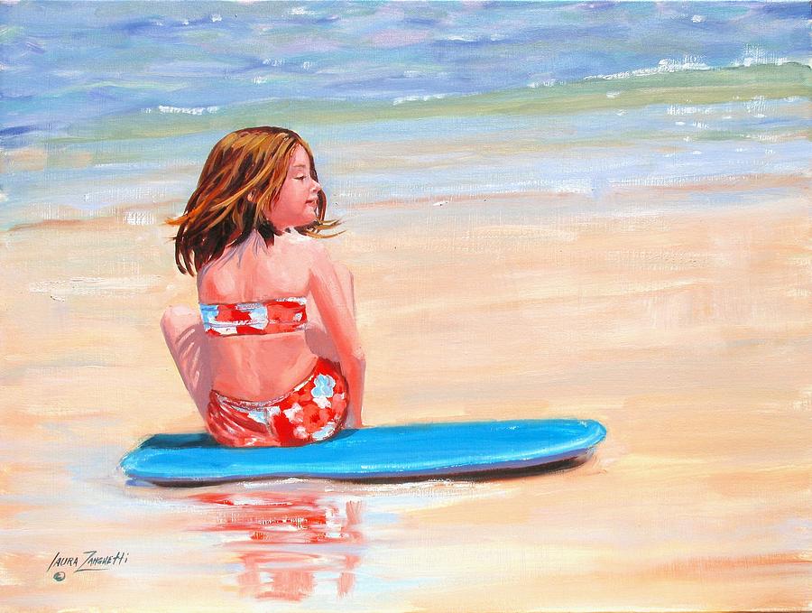 Surfside Painting by Laura Lee Zanghetti