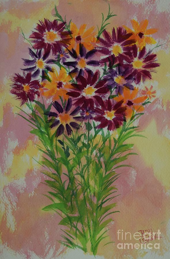 Surprise Bouquet  Painting by Barrie Stark