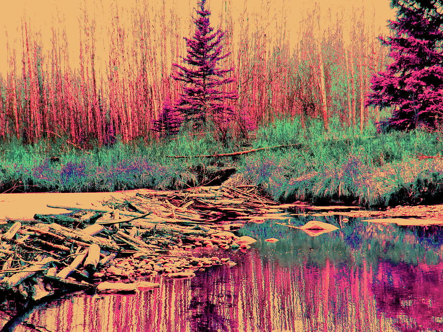 Surreal Alberta River Photograph by Luana Juknies - Fine Art America