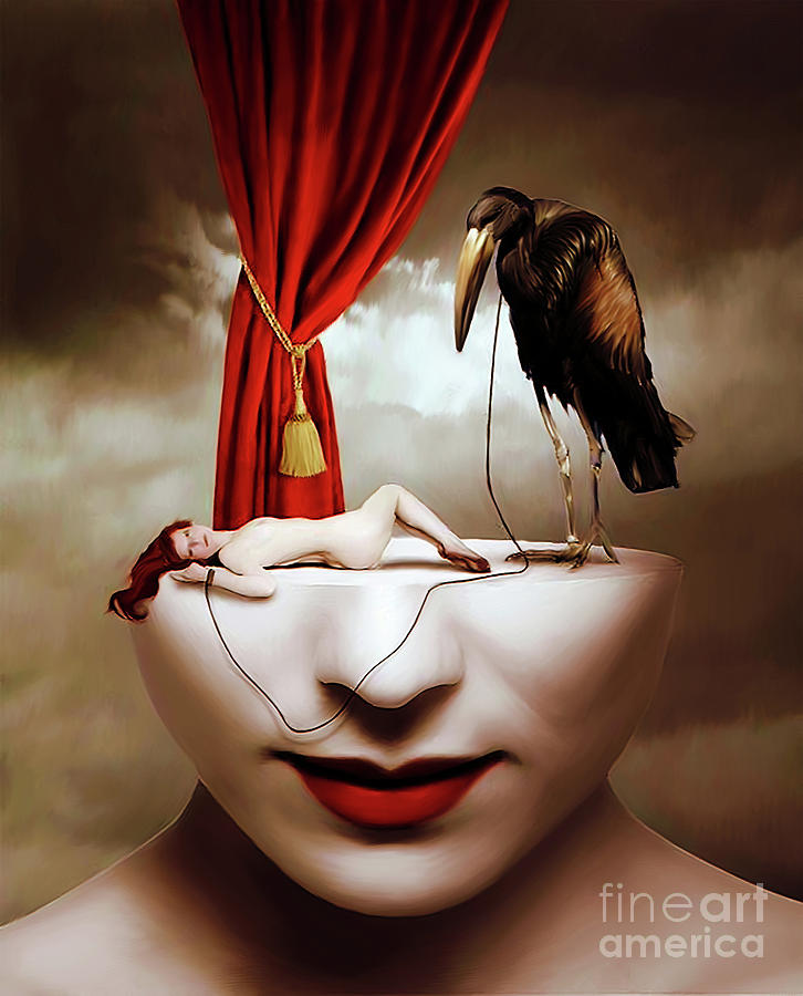 Surreal Art HH09 Painting by Gull G - Pixels