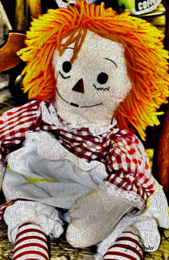 Surreal Raggedy Ann Painting Painting by Floyd Snyder