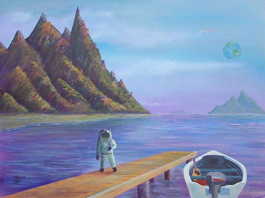 Surreal Seascape Painting by Tony Rodriguez