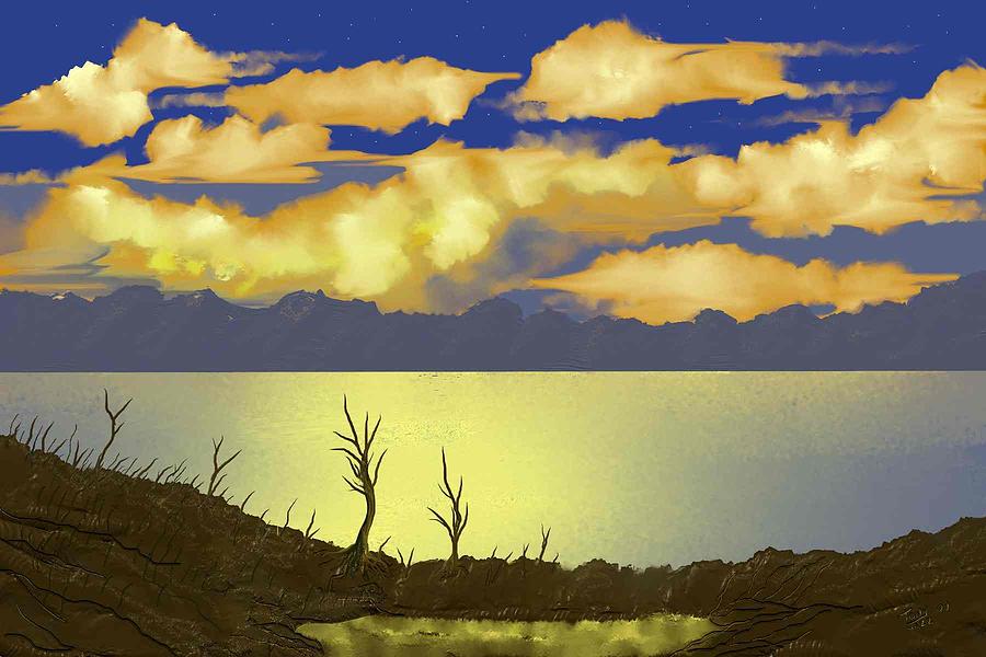 Surreal Sunset Digital Art by Tony Rodriguez