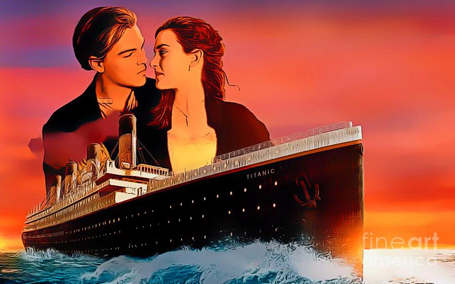 Surreal Titanic Romance Painting by Pd - Fine Art America