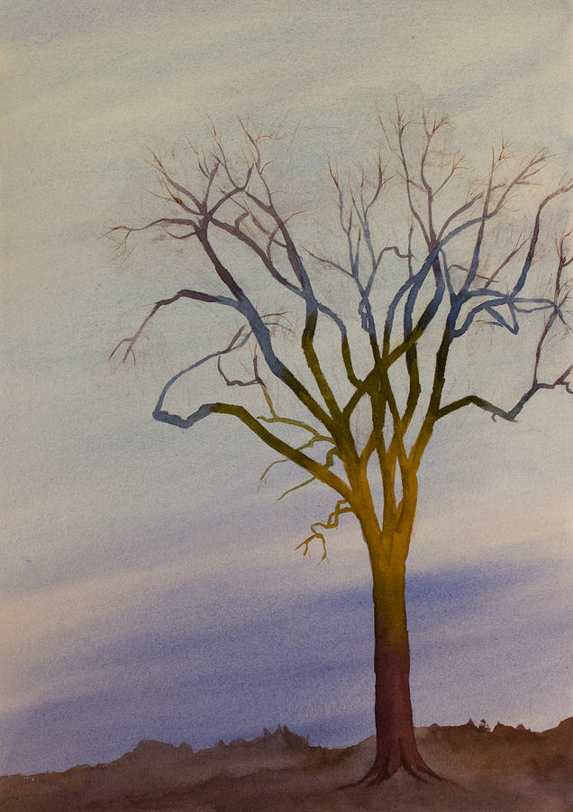 Surreal Painting - Surreal Tree No. 1 by Debbie Homewood Surreal Painting - Surreal Tree No. 1 by Debbie Homewood