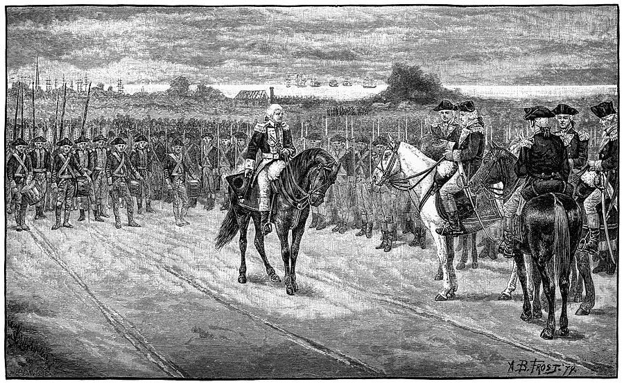 Surrender At Yorktown 1880 Engraving Photograph