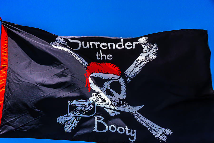 SurrenderThe Booty Flag Photograph by Garry Gay