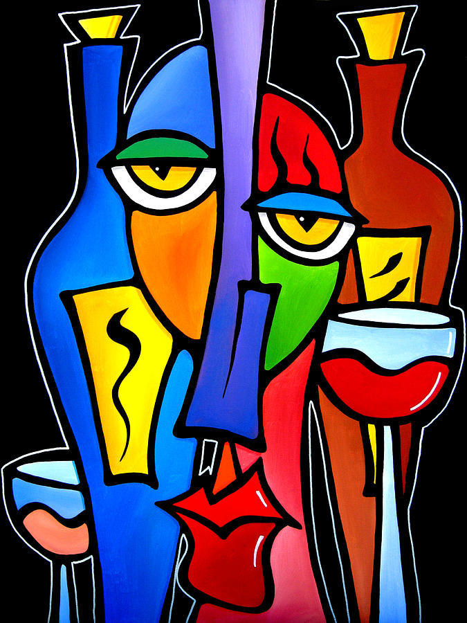 Surrounded - Original Pop Art by Fidostudio Painting by Tom Fedro