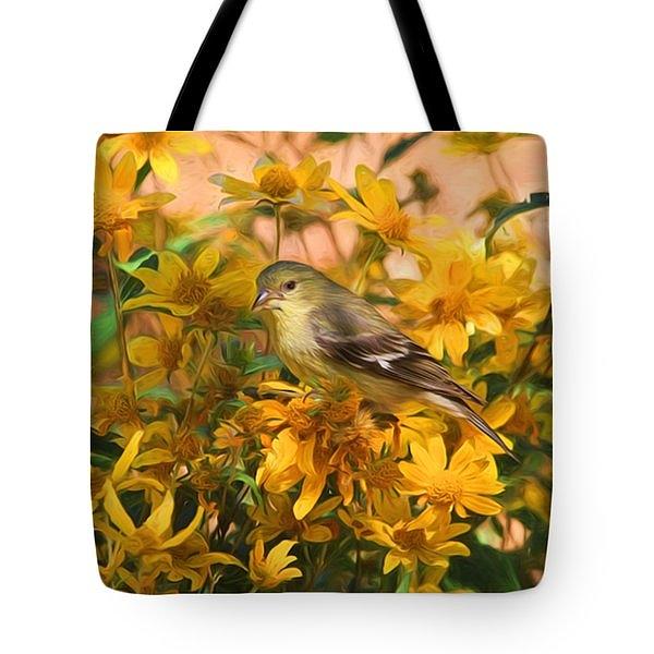 Surrounded by Gold  2 - tote Photograph by Donna Kennedy