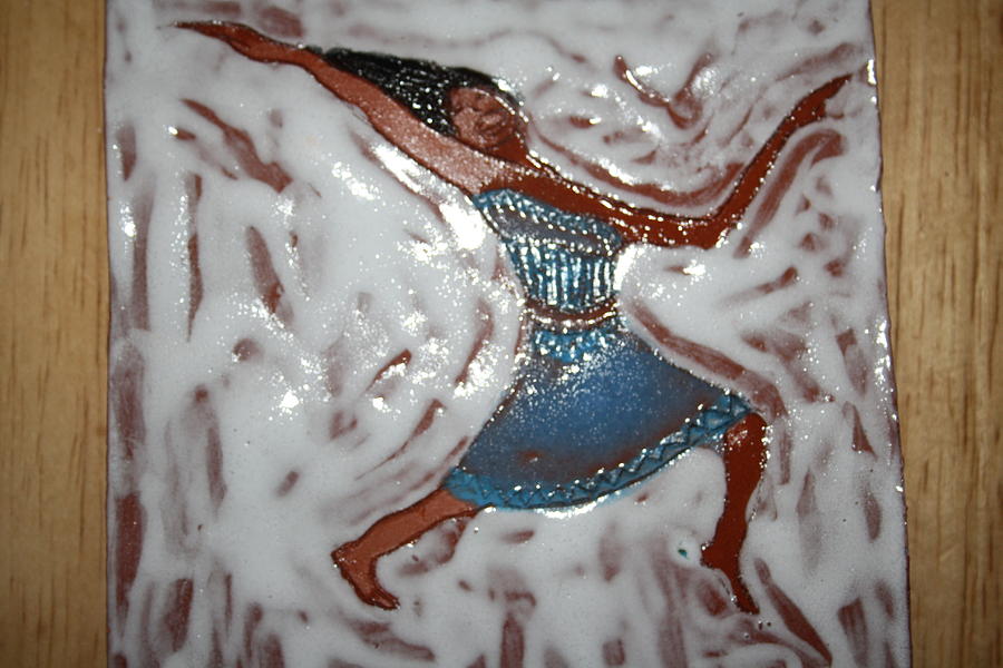 Abstract Ceramic Art - Susan - tile by Gloria Ssali