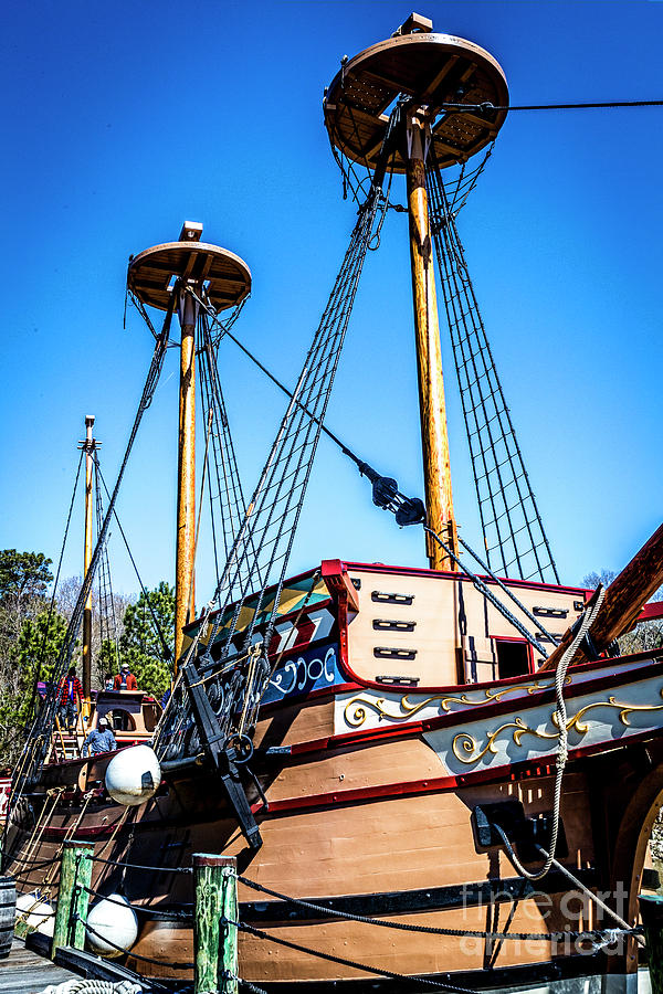 Tree Photograph - Susan Constant at Jamestown 6345VT by Doug Berry