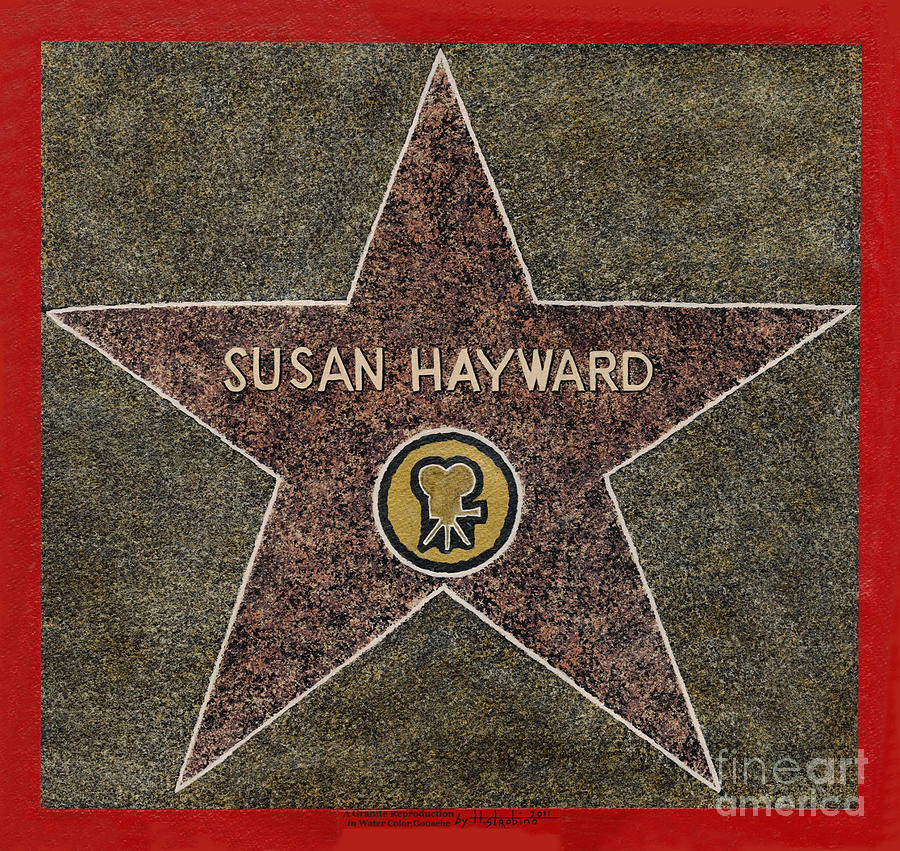 Susan Hayward Painting by Herb Strobino