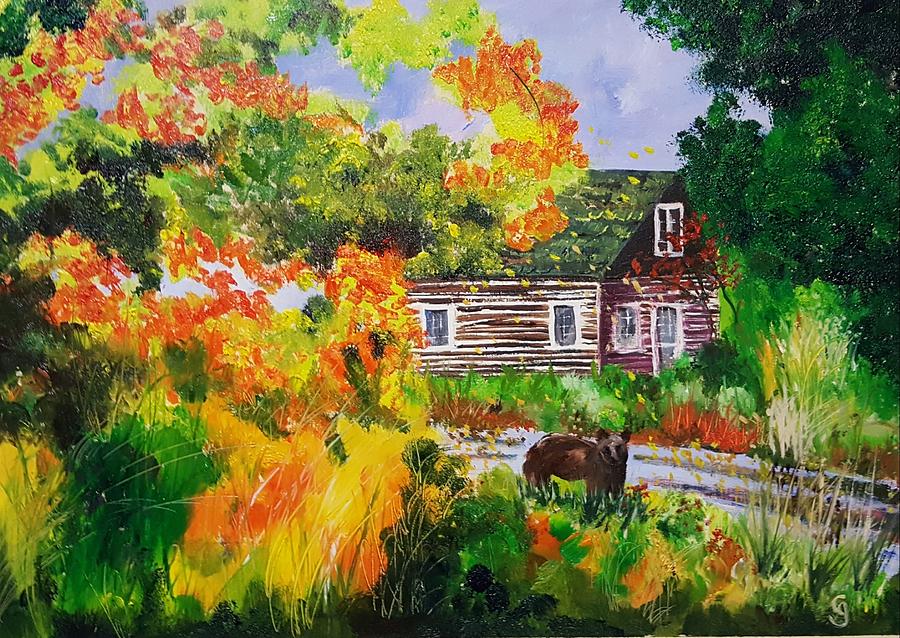 Susans Cabin         60 Painting by Cheryl Nancy Ann Gordon