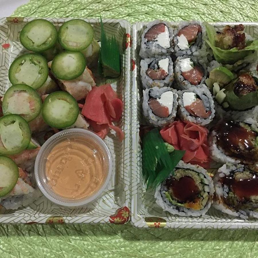 Israel Photograph - Sushi Dinner, #sushitime #musclefood by Jose Rojas