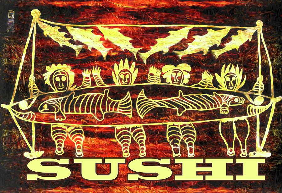 Sushi - IRASSHAIMASE Photograph by Kathy Bassett