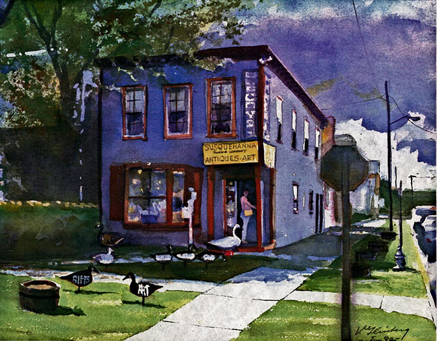 Duck Painting - Susquehanna Trading Company by Craig A Christiansen