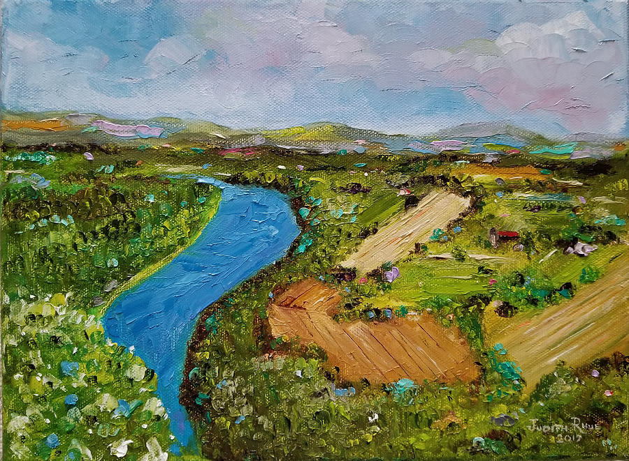Susquehanna Valley Painting by Judith Rhue