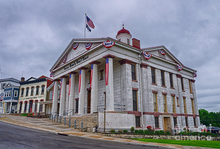 Sussex County Courthouse Photograph by Mark Miller