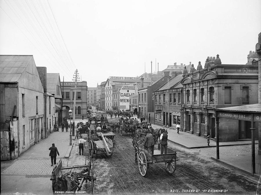 Sussex Street, Kerry And Co, Sydney, Australia, C. 1884-1917 Painting