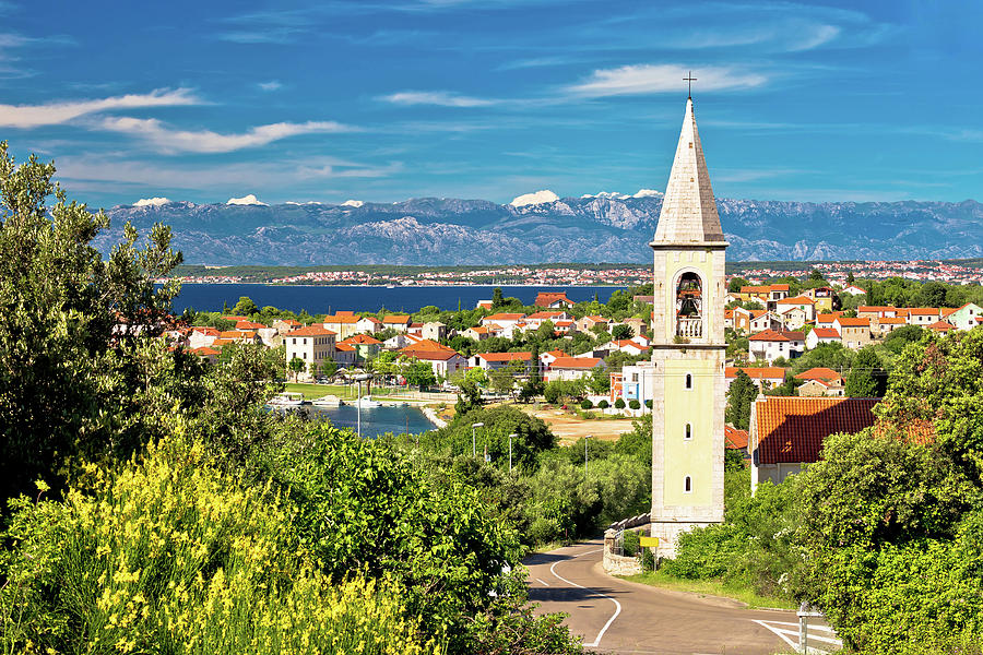Sutomscica village and Zadar channel view Photograph by Brch Photography