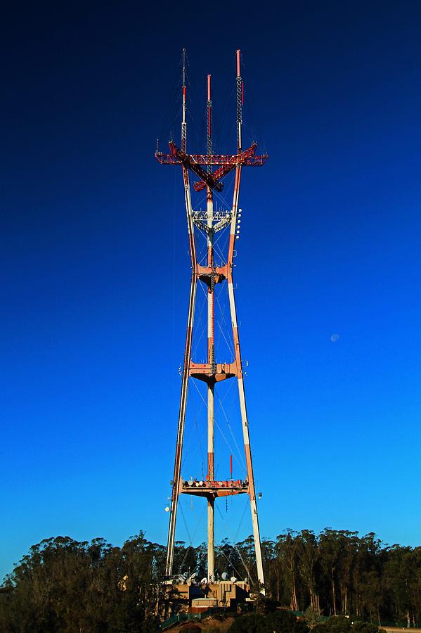 Sutro Tower-vertical Photograph by Michiale Schneider